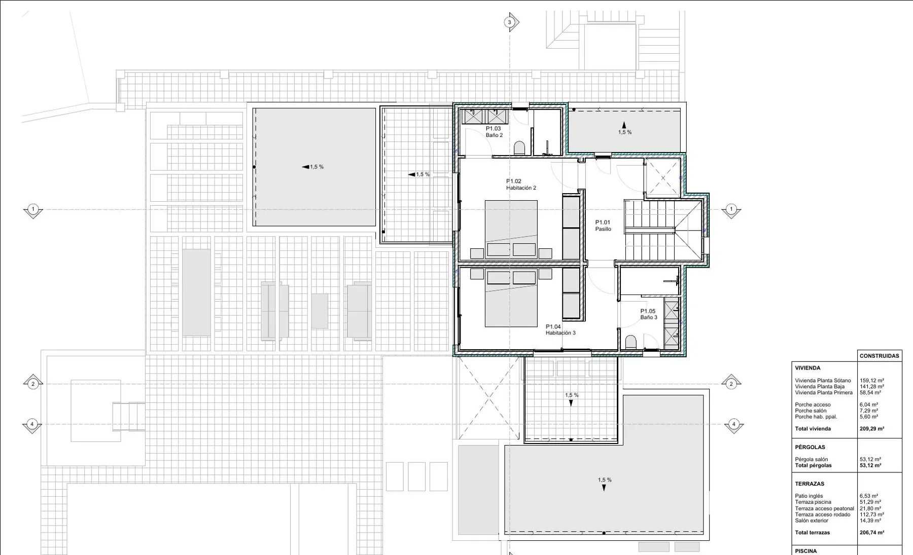 Villa Violeta — Planos y documentación 2